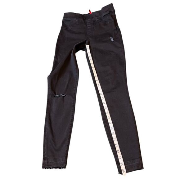 SPANX Black Distressed Skinny Jeans - Picture 4 of 12